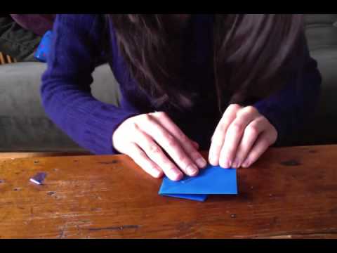 Origami paper crane