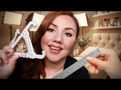 ASMR Midiendo y Tocando tu Carita para que Duermas Roleplay