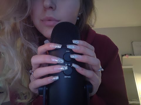 ASMR Bilingual Trigger Words & face/lens poking & brushing (finnish & english)