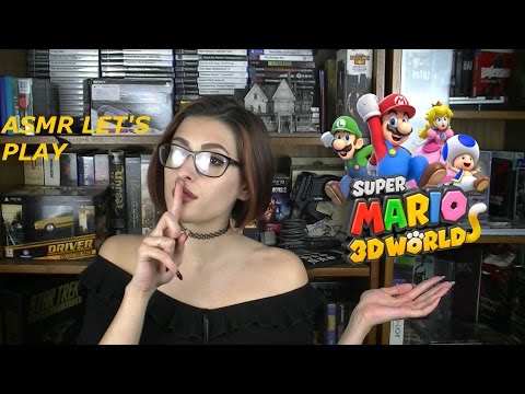 Let's play quietly ~ASMR~ Super Mario 3D World (Wii U)- Soft talking