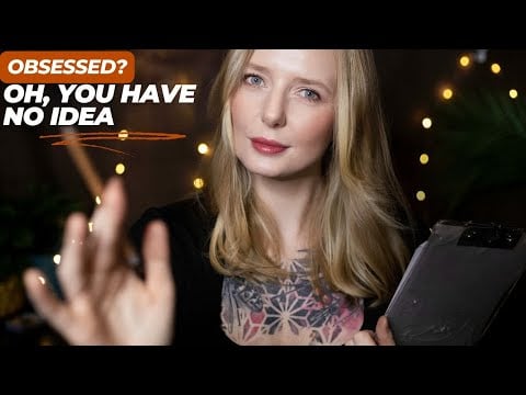She Can’t Stop Drawing You… The Obsessed Artist ASMR 🎨🖤 Whispers, Tracing, Intense Attention