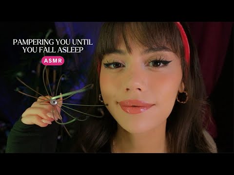 ASMR - Pampering You To Sleep 😴 Brushing, Massage, Face Touching