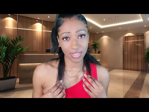 ASMR - Flirty Hotel Receptionist Check-In Roleplay (Typing, Writing, Soft-Spoken)