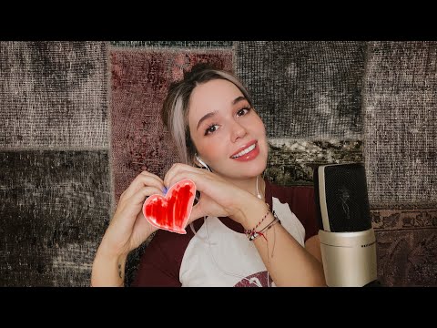 ASMR plucking negative energy, inaudible whisper