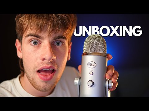 ASMR Unboxing The BLUE YETI | Best MIC For ASMR?