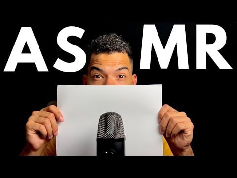 ASMR Je t'endors avec une feuille blanche