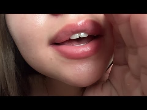 asmr ~ whisper rambles w/ stutters, semi inaudible, & mouth sounds 