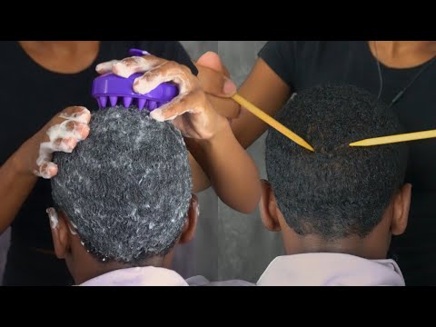 ASMR Scalp Scratching & Shampoo 🫧 Lofi Relaxing Scalp Massage | No Talking 💤 (real person)