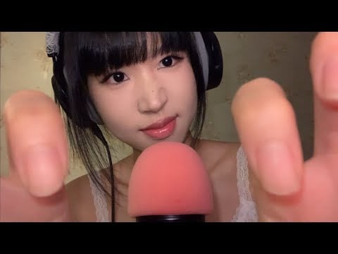 ASMR tingly foam Mic Scratching for work, study, relax💆‍♀️