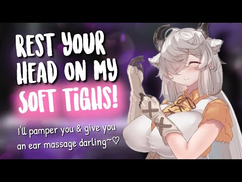 Motherly Cuddle Monster's Doting & Ear Massage! 💖 [ Cuddles | Soft Dom | Heartbeat & Hair Play ASMR]