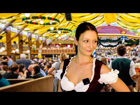 (ASMR) Oktoberfest Waitress In Munich