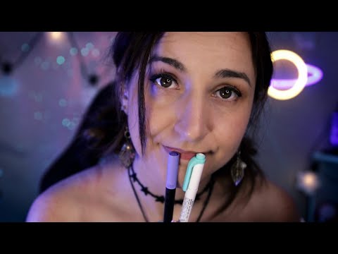 ASMR Drawing On Your Face