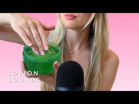 ASMR | Lotion Sounds - Gel, Cream and Foam! 🧼