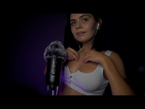 ASMR Melting Ice Cubes On My Body in 4K