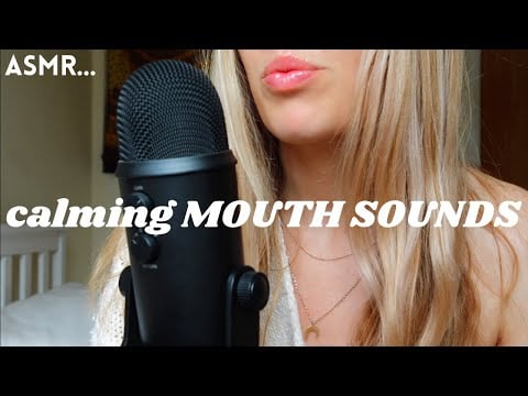 ASMR calming MOUTH SOUNDS... TINGLY! Relaxing 입 소리