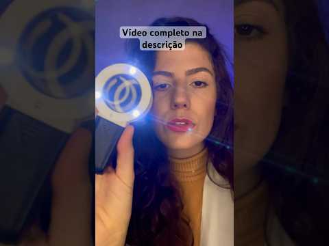 Teste visão,audição,exame fisico #asmr