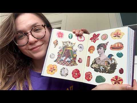 ASMR Whimsical Sticker Book Show & Tell 🫧 ✨ 🪽