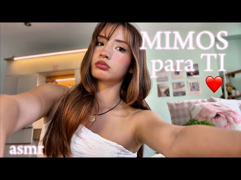 ASMR SUAVE para CALMAR tu ANSIEDAD y estrés ❤️‍🩹 Mimos y palabras amorosas 