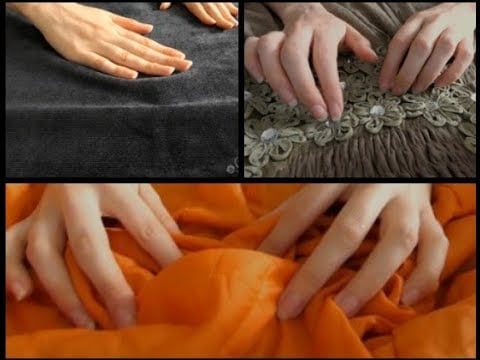 ASMR | Fabric tingles | Fabric smoothing, scratching and scrunching | NO TALKING