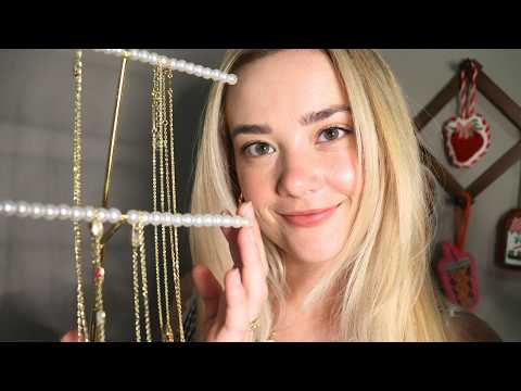 ASMR Jewelry Store Try On & Sample Rummaging Roleplay! Whispered