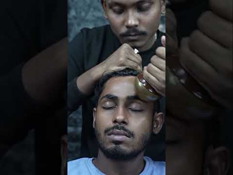 Release Tension ASMR: Kansa Tool Pressure Point Head Massage (Pure Bliss!) #shorts