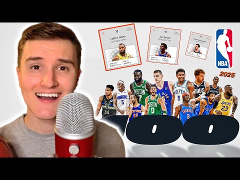 ASMR Top 100 NBA Players for 2025 🏀💤 (whisper ramble)