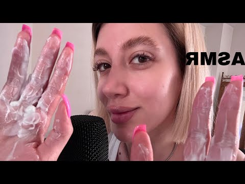 ASMR/ ماساژت میدم آروم خوابت ببره ای اس ام ار فارسی(نوازش مو+ ماساژ صورت+صدای دهان)