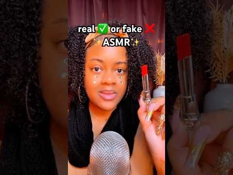 real ✅ or fake ❌? ✨ASMR✨ #asmr #shorts