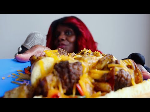 Grill Meatballs ASMR Eating Sounds