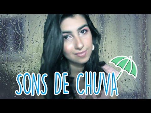 ASMR Sons de chuva + sons de água 💧 | Sons de boca, atenção pessoal [ENG SUB]