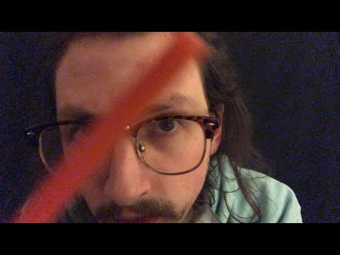 ASMR Epilepsy Friendly 5 Minute Eye Exam (Lightless ASMR Eye Exam)