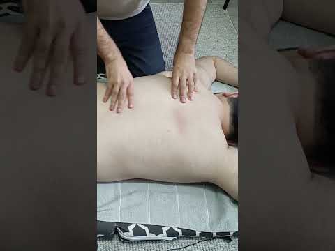 ASMR BACK AND SLEEPING THERAPY MASSAGE #shortvideo #massage #sleepsolution #relax #triggersforsleep