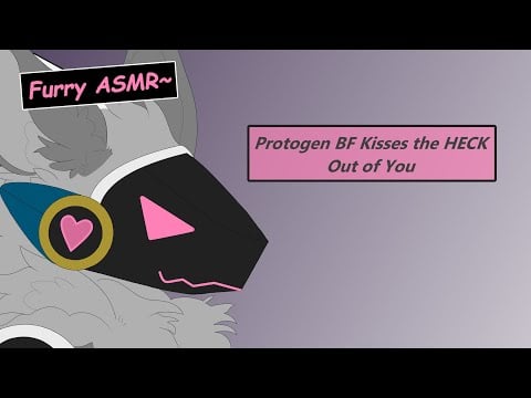 [Furry ASMR] Kissing Overload from Your Proto BF~