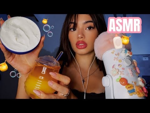 Asmr | Nivea cream and honey mukbang (comiendo crema nivea con miel) (no real cream), eating sounds