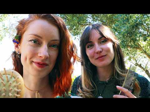 ✨ REALISTIC Haircut and Styling With @ASMRShortbread✂️💈Outdoor ASMR | Hair Brushing, Shampoo 4K