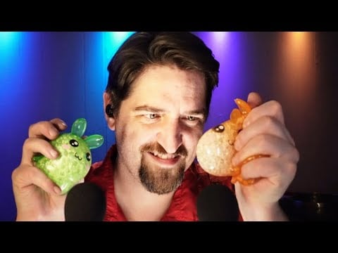 ASMR Squishy Ball Triggers🐰 INTENSE TINGLES from Ear to Ear