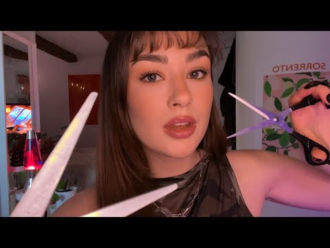 [ASMR] FAST plucking and snipping away your negative energy!! ✂️