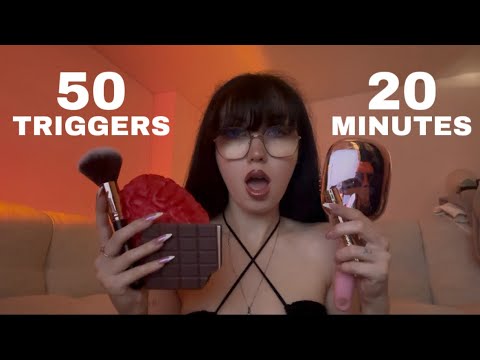 ASMR 50 TRIGGERS EN 20 MINUTES 🫢