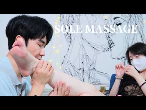 ASMR | Intense Barefoot Massage & Sole Reflexology (No Talking)