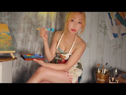 You're My Canvas 🖌 ASMR Atelier Girl (personal attention, painting, soft spoken)