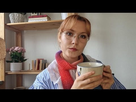 ASMR morning at the library (keyboard typing, soft reading)
