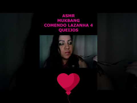 ASMR-SHORTS MUKBANG COMENDO LAZANHA #rumo2k #mukbang #shortsvideo #shorts #mastigação