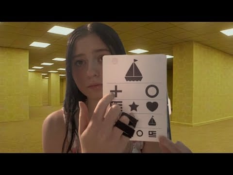 ASMR~ Eye Exam In The Backrooms ‼️ (You are going blind) 