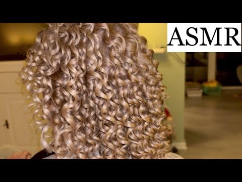 ASMR | 1 HOUR HAIR STYLING WITH MOM (spiral curls, hair brushing, spraying, hair play, no talking)