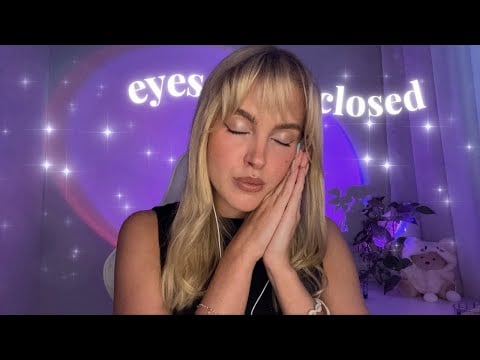 ASMR seuraa mun ohjeita silmät kiinni 😴 | eyes closed instructions for sleep in english & finnish