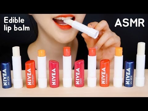 EDIBLE LIP BALM ASMR JELLY LIP BALM ASMR JELLY ASMR PRANK ASMR NO TALKING