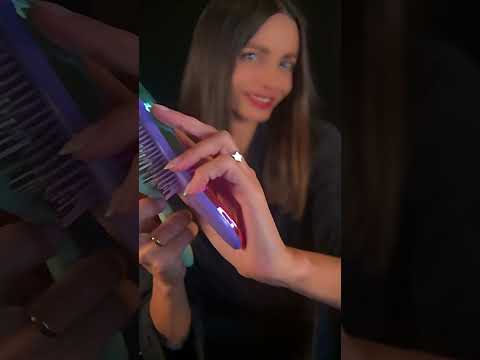 ✨💆🏼‍♀️ 33s RELAX instantáneo. Peino tu ENERGÍA✨😴| ASMR ESPAÑOL #short #shorts #shortvideo #asmr
