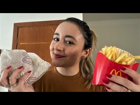 ASMR: COMENDO MCDONALDS