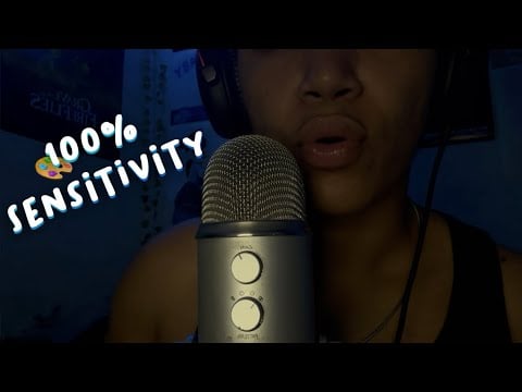 ASMR 100% SENSITIVITY MOUTH SOUNDS FAST AND AGGRESSIVE SPIT PAINTING, HAND MOVEMENTS & HAND SOUNDS 🎨