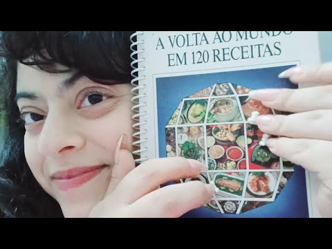 ASMR mas deitei no seu colo para vermos receitas